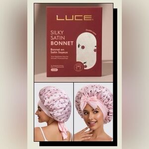 Luxury Satin Hair Bonnet – Double Layered - NWT